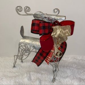 Metallic Christmas Deer Decoration